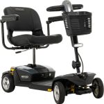 Pride Go-Go Endurance Li 4-wheel mobility scooter with basket