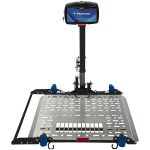 Harmar AL300HD heavy-duty hitch-mounted mobility lift with Stars-N-Stripes platform