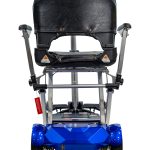 Rear view of the Transformer 2 Scooter showing backrest, armrests, and rear wheels