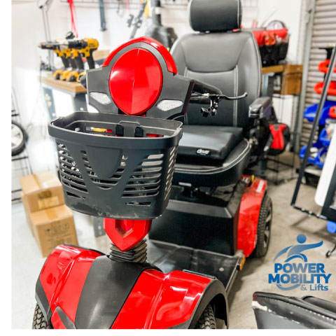 Power Wheelchairs (RED) in Stock at Shop